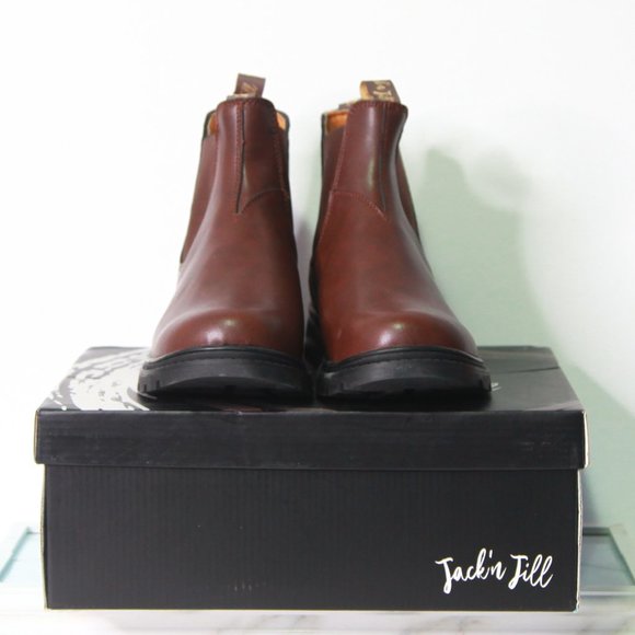 Jack 'n Jill Chelsea Brown Boots Size 12 Never Worn - Picture 5 of 7